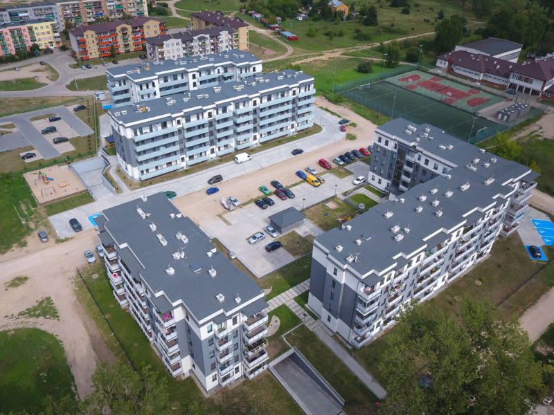 Osiedle Ełk z lotu ptaka