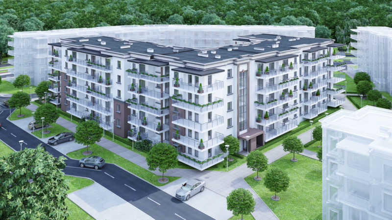 Blok Pileckiego 5 w Ełku - wizualizacja