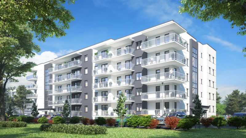 Wizualizacja inwestycji Ełk, Komorowskiego 14